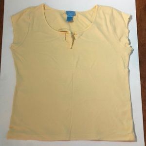 Women yellow top